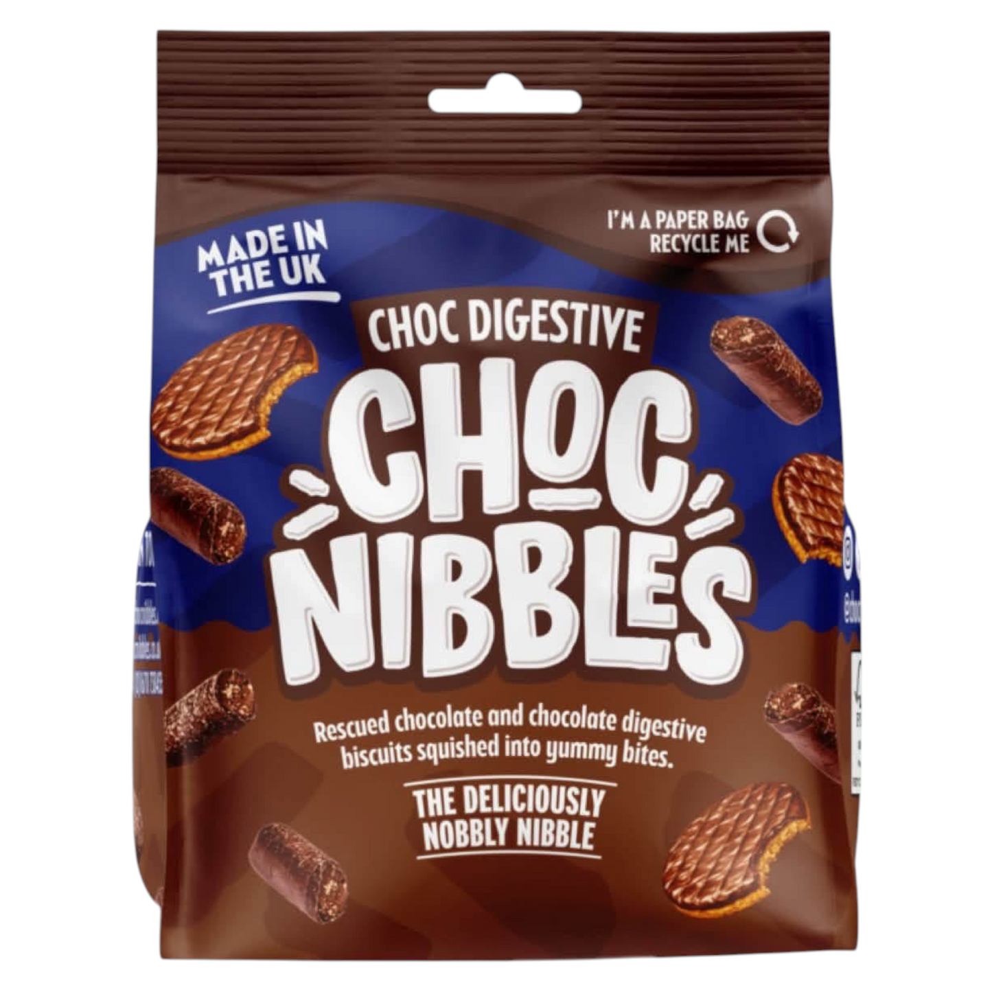Choc Nibbles Choc Digestive Chocolate Bites 135g - Chocolate Nibbles - Sweet Dreams