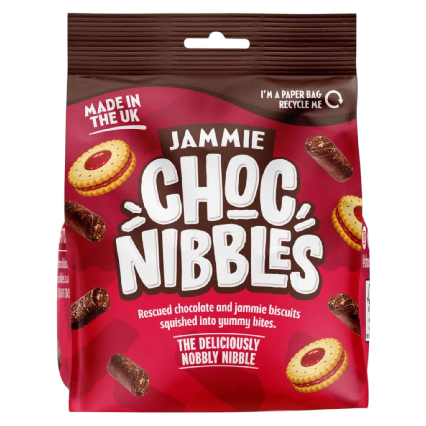 Choc Nibbles Jammie Chocolate Bites 135g - Chocolate Nibbles - Sweet Dreams