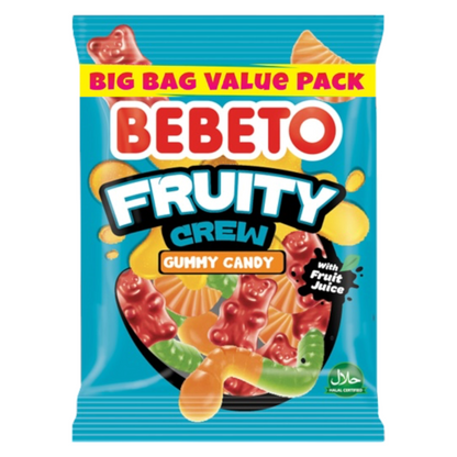Bebeto Fruity Crew Mixed Fruit Gummy Sweets 200g - Gummy Sweets - Bebeto