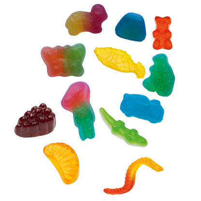 Bebeto Fruity Crew Mixed Fruit Gummy Sweets 200g - back of pack - Gummy Sweets - Bebeto
