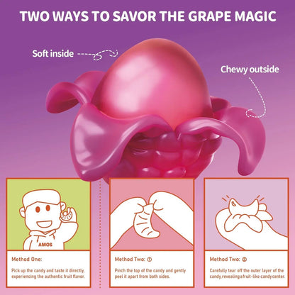 Amos Peelerz - Grape - Gummy Sweets - Amos