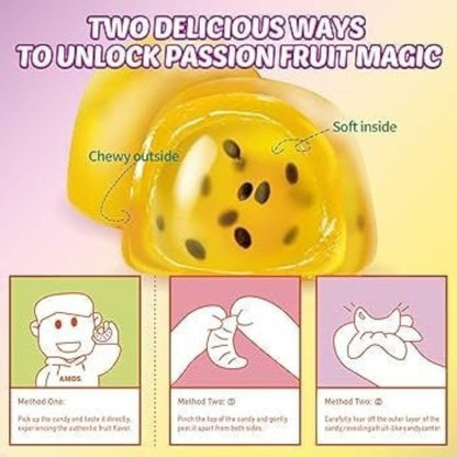 Amos Peelerz - Passion Fruit (65g) - Gummy Sweets - Amos