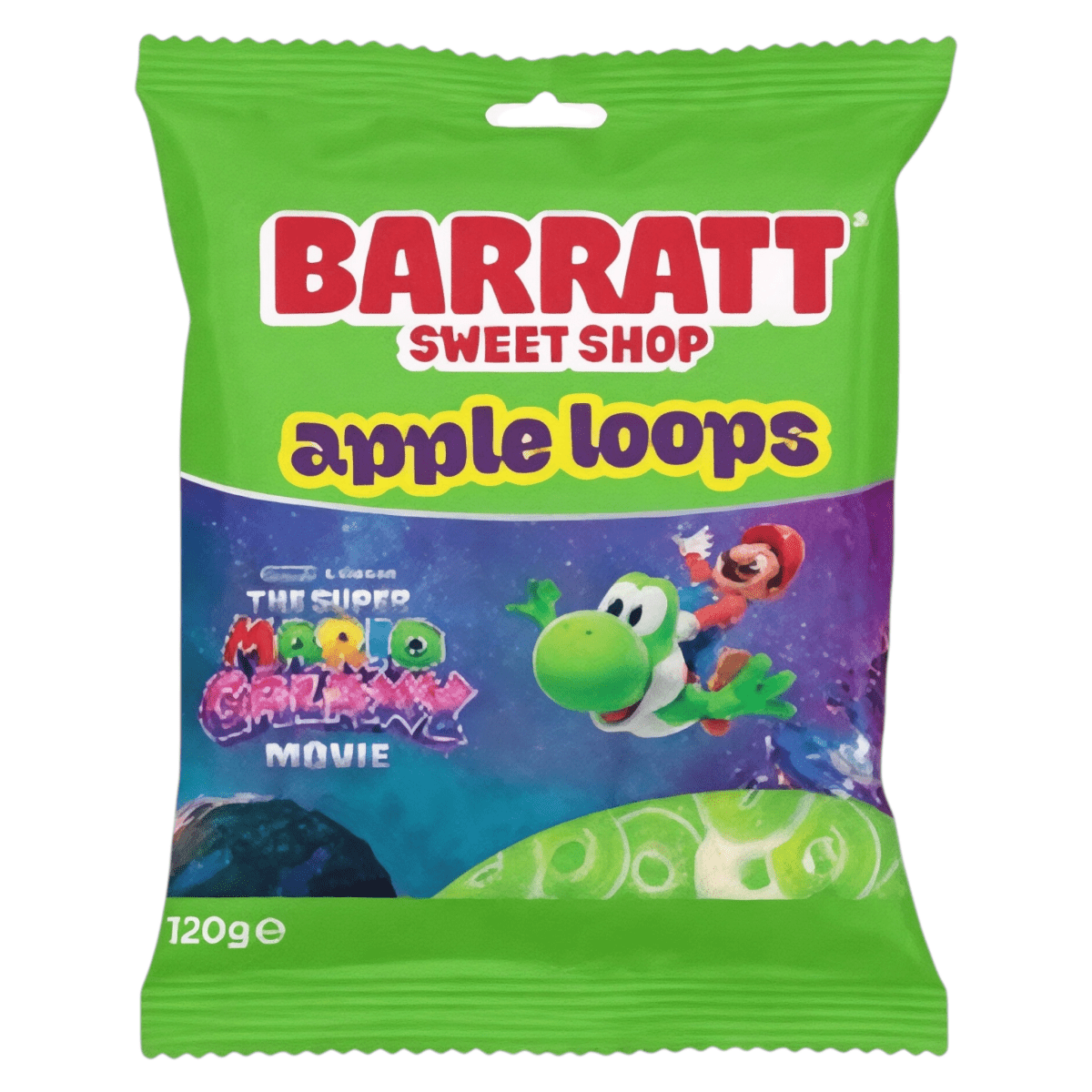 Barratt Apple Loops - Mario Galaxy - Gummy Sweets - Barratt
