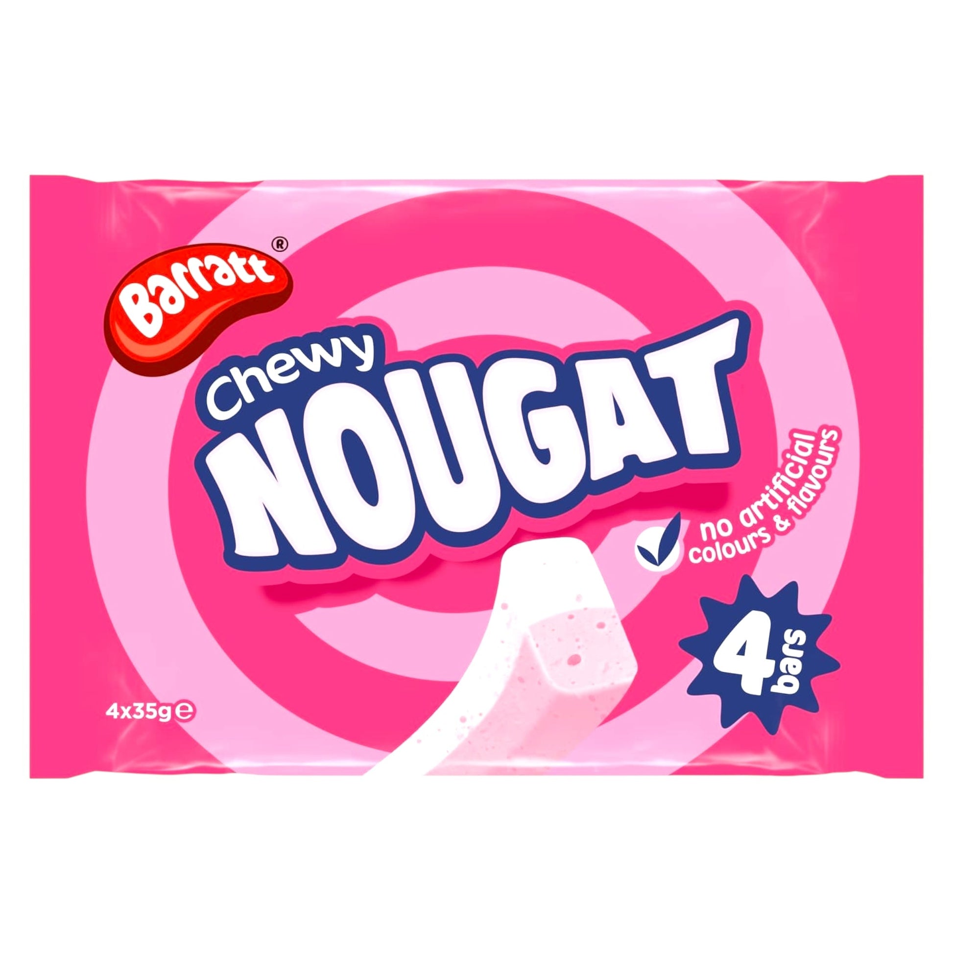 Barratt Chewy Nougat - 4 Pack - Nougat - Barratt