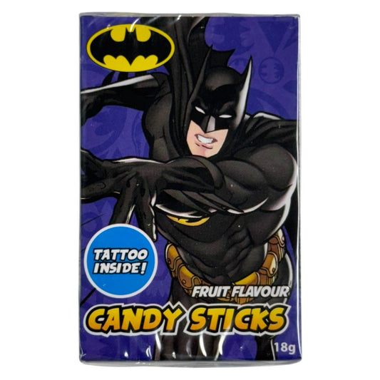 Batman Candy Sticks with Tattoo - Candy Sticks - BIP Candy