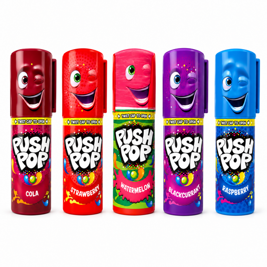 Bazooka Push Pop Lollipop 15g - Lollipop - Bazooka