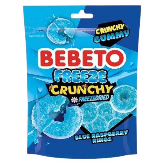 Bebeto Freeze Dried Blue Raspberry Rings - Freeze Dried - Bebeto