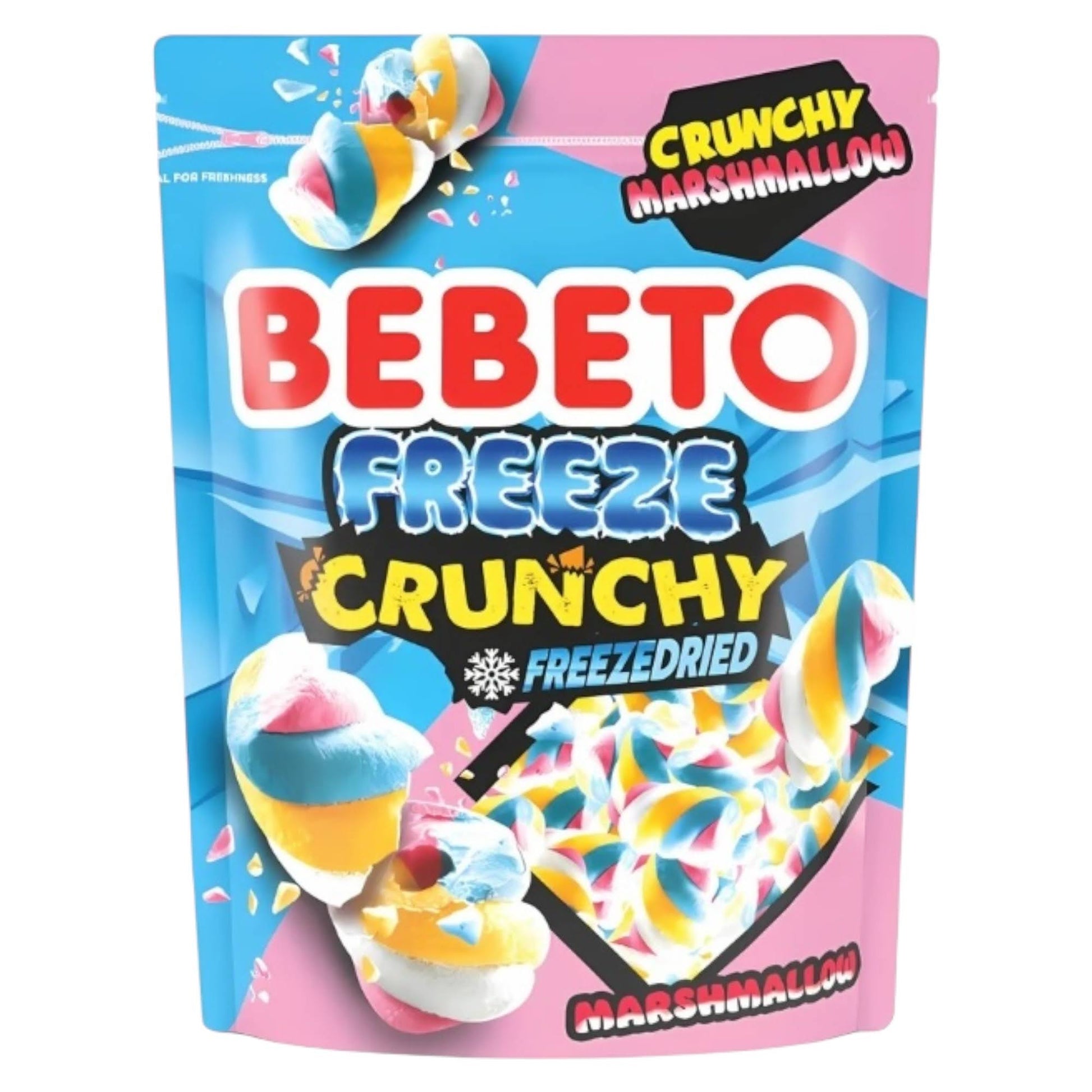 Bebeto Freeze Dried Crunchy Marshmallow - Share Bag - Caribou Candy