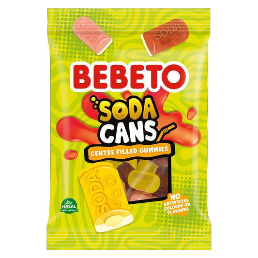 Bebeto Soda Cans - Gummy Sweets - Bebeto