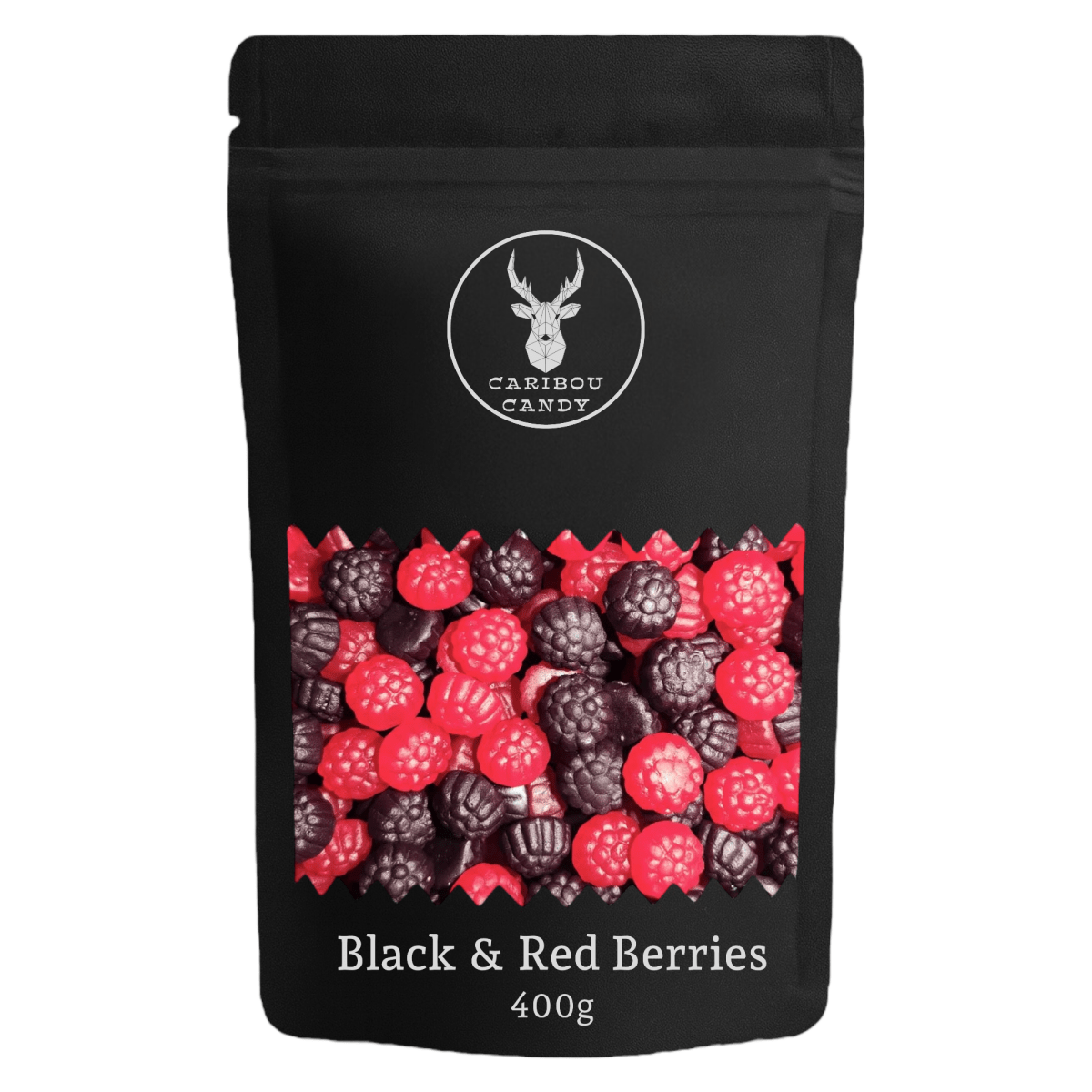 Black & Red Berries - Gummy Sweets - Caribou Candy