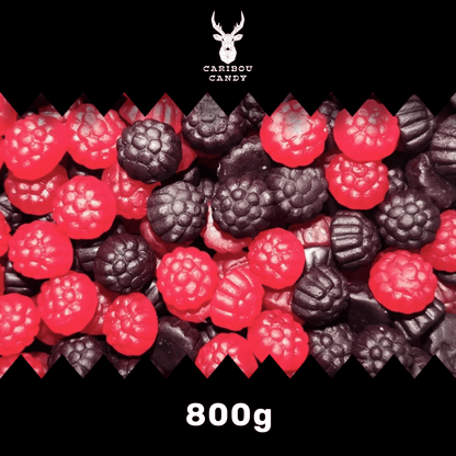 Black & Red Berries - Gummy Sweets - Caribou Candy