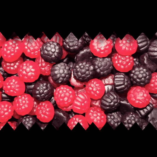 Black & Red Berries - Gummy Sweets - Caribou Candy