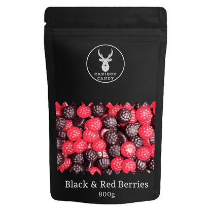 Black & Red Berries - Gummy Sweets - Caribou Candy