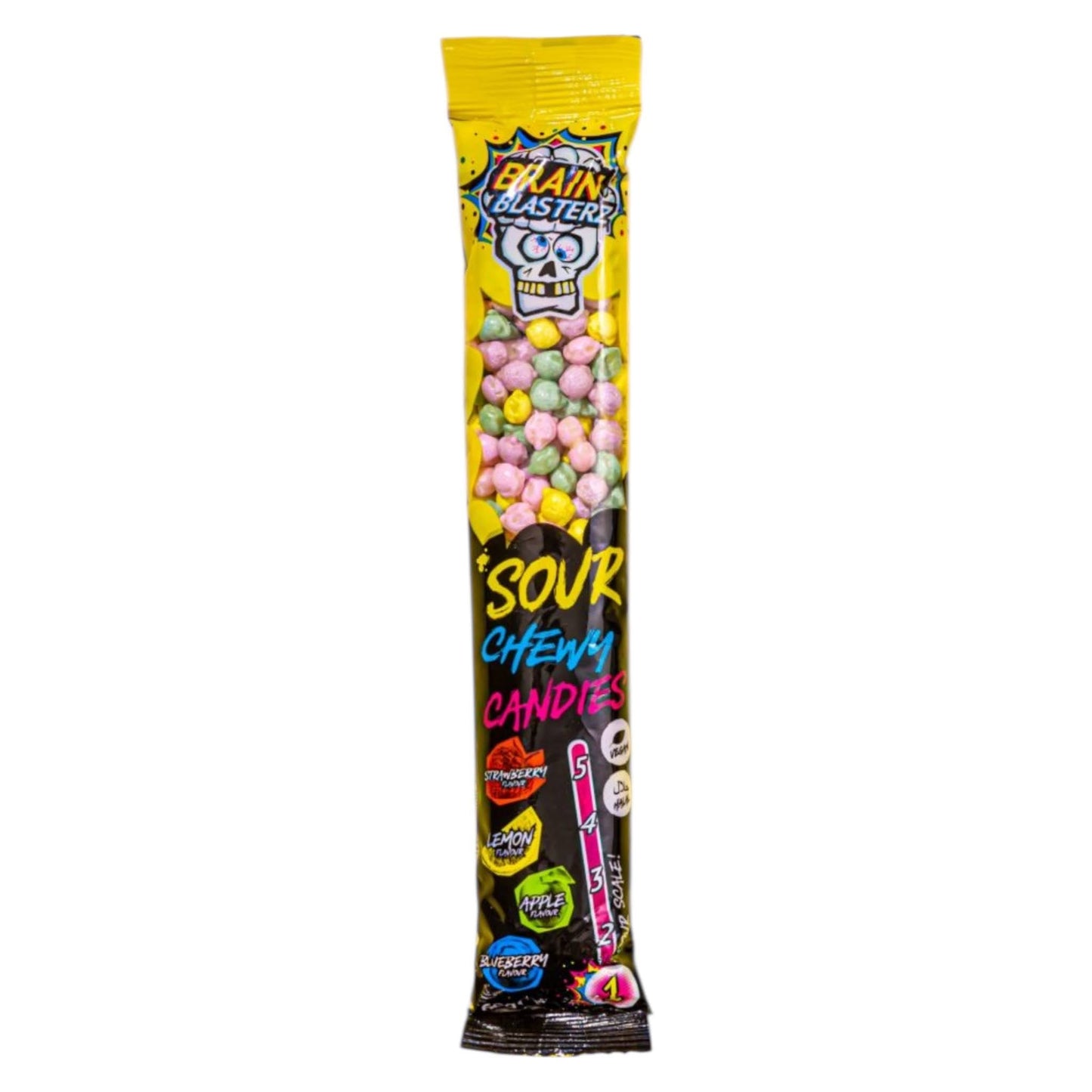 Brain Blasterz Sour Chewy Candies - Chewy Sweets - Brain Blasterz