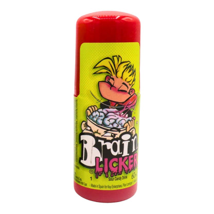 Brain Licker Roller - Sour Strawberry - Roller Ball Liquid Candy - Brain Licker