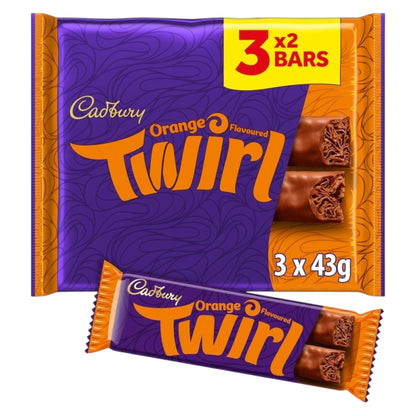 Cadbury Twirl Orange - 3 Pack - Chocolate - Cadbury