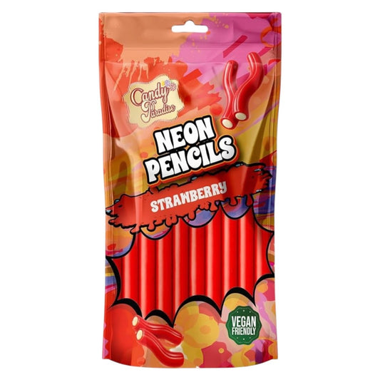Candy Paradise Neon Pencils Strawberry 130g pack