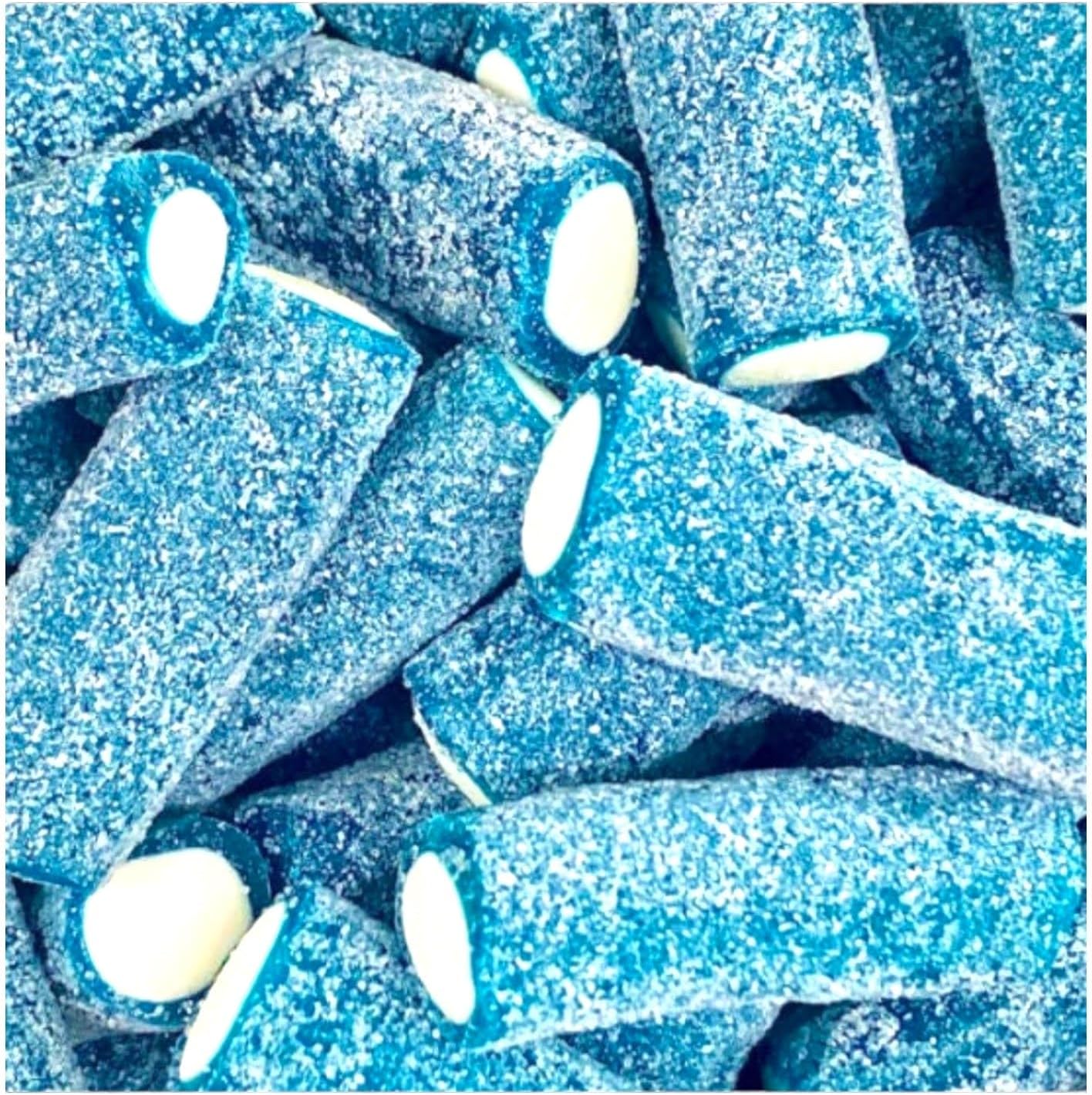 Candy Realms Fizzy Blue Raspberry Rocket Bites - Share Bag - Caribou Candy