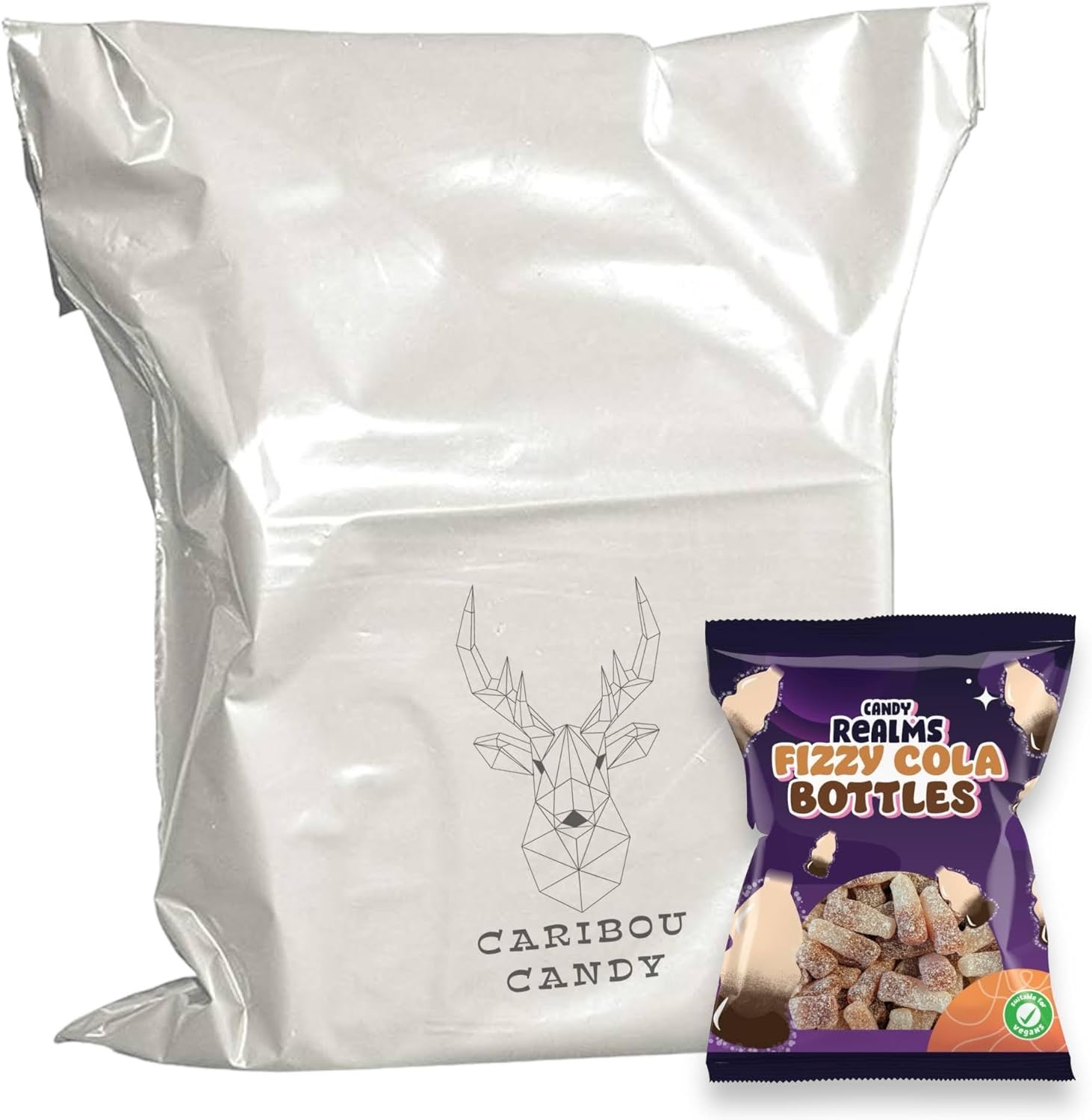 Candy Realms Fizzy Cola Bottles - Share Bag - Caribou Candy