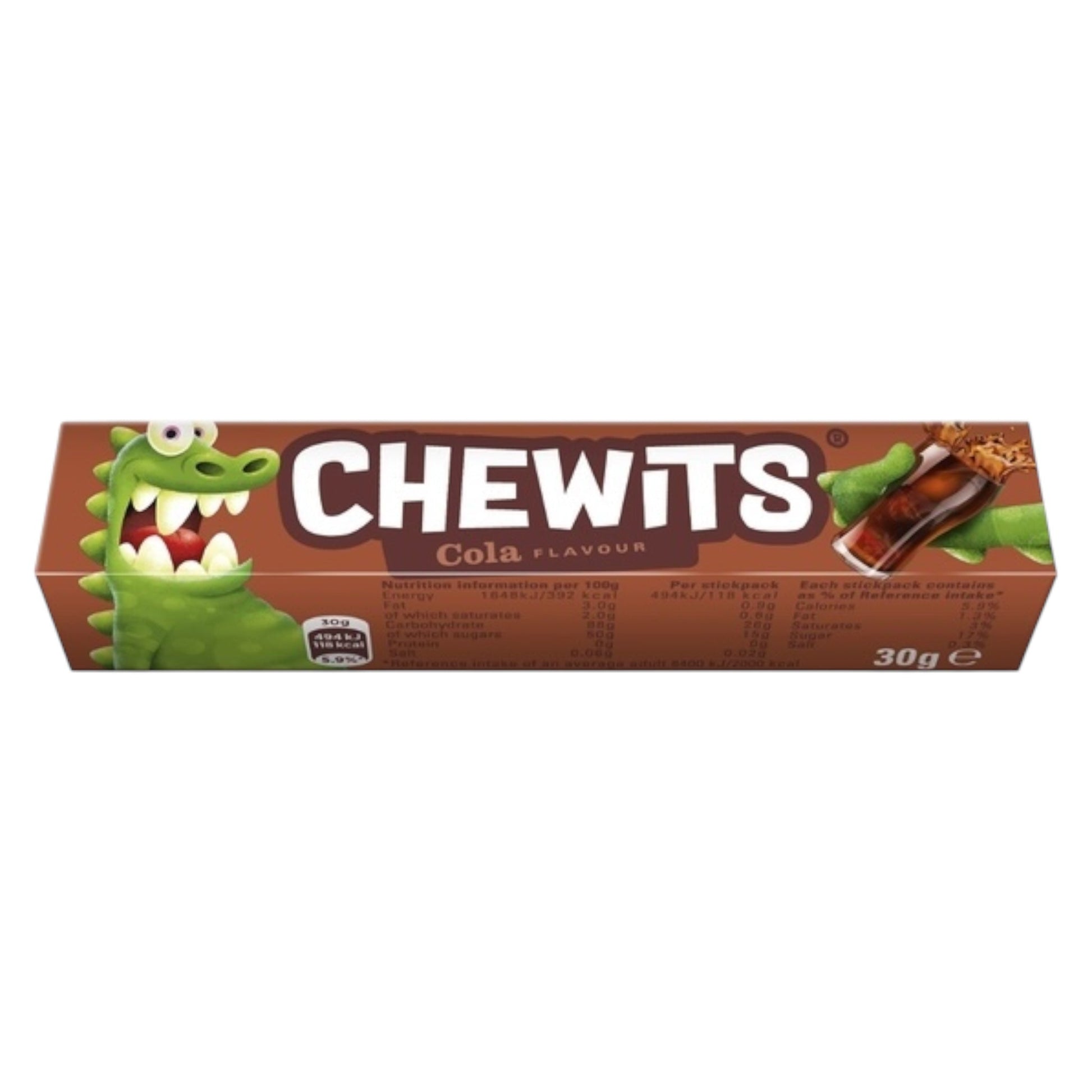 Chewits Cola - 4 Pack - Chewy Sweets - Chewits