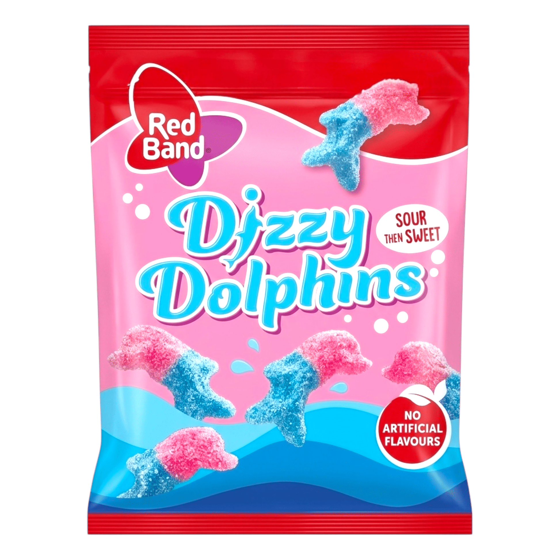 Dizzy Dolphins - Gummy Fizzy Sweets - Red Band