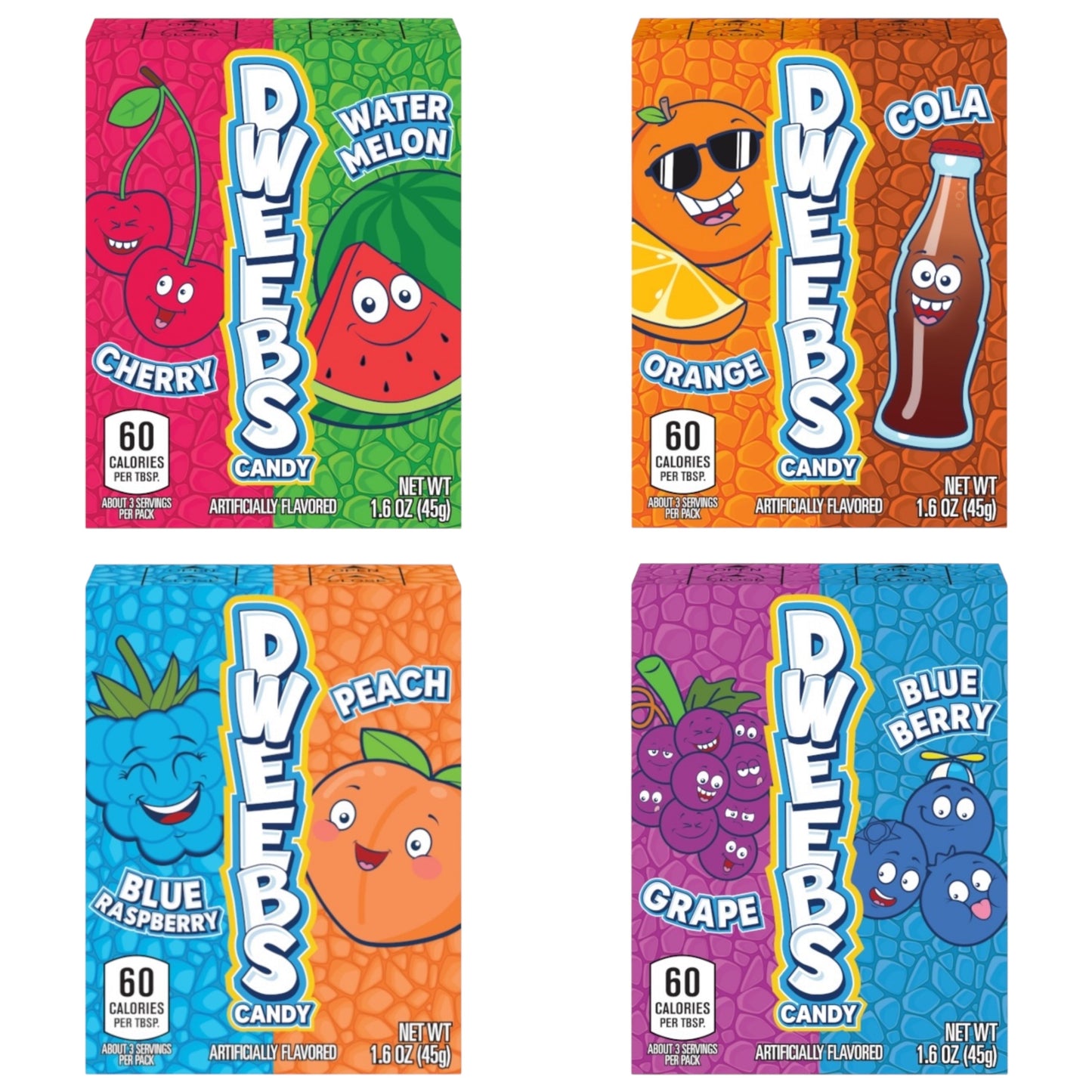 Dweebs - 4 Pack Bundle - Sweets - Dweebs