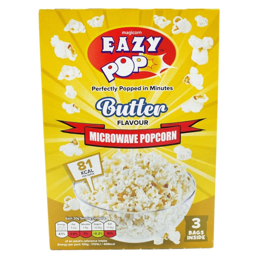 Eazy Pop Butter Popcorn - 3 Pack - Popcorn - Eazy Pop