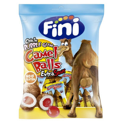 Fini Camel Balls Extra Sour Bubble Gum - Caribou Candy