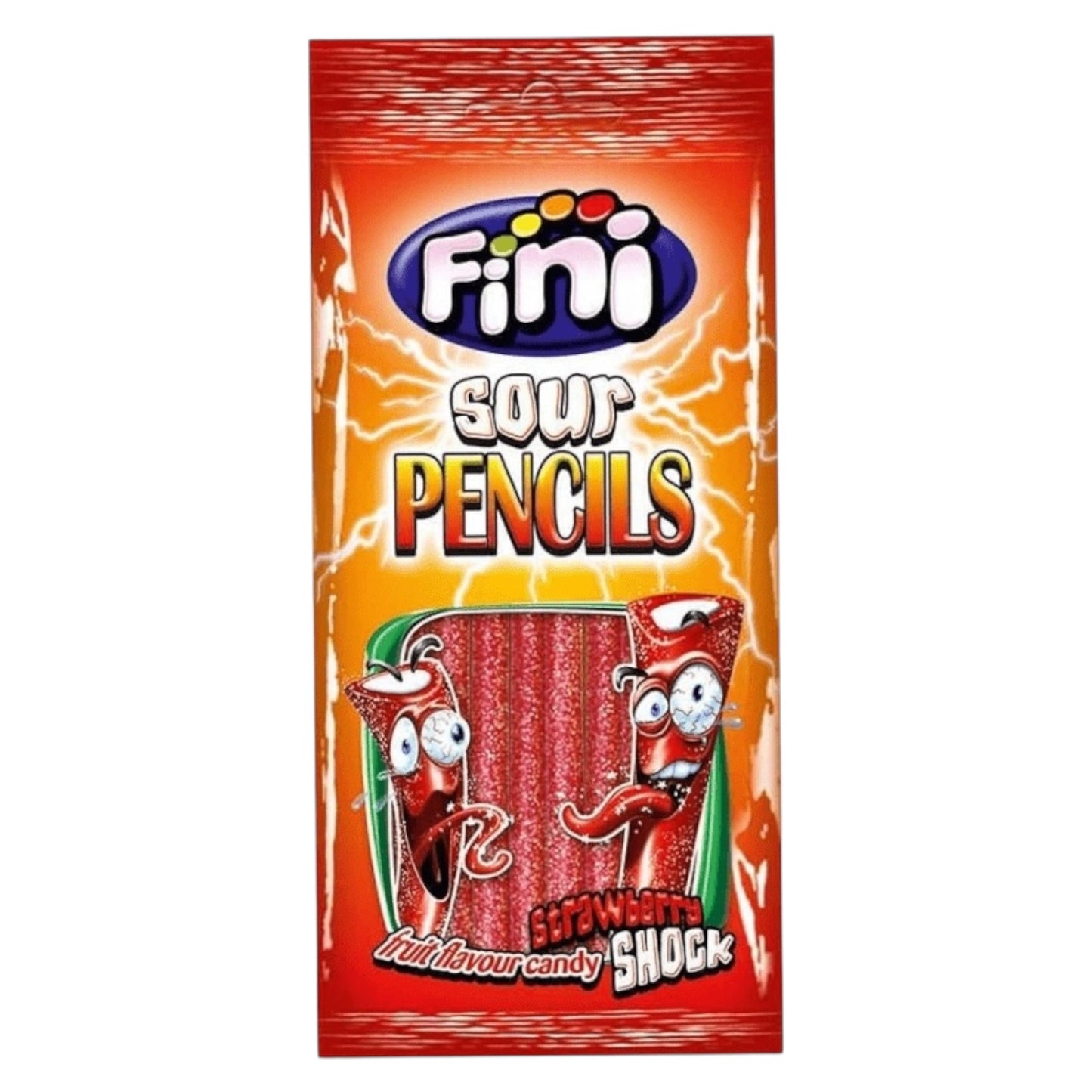 Fini Sour Pencils Strawberry - Pencils - Fini