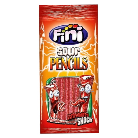 Fini Sour Pencils Strawberry - Pencils - Fini
