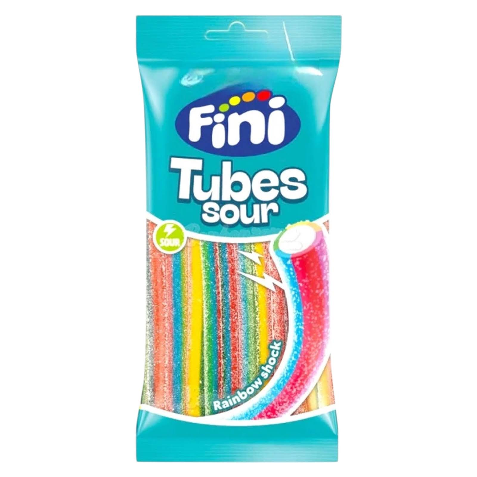 Fini Sweets Fini Sour Tubes Rainbow Shock Pencil Sweets 75g | Buy Online UK