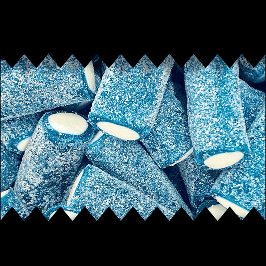 Fizzy Blue Raspberry Rockets - Gummy Sweets - Caribou Candy