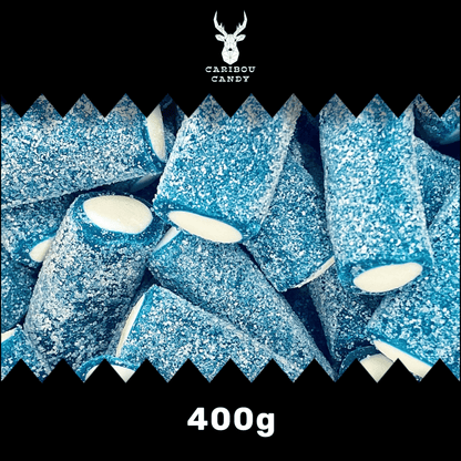 Fizzy Blue Raspberry Rockets - Gummy Sweets - Caribou Candy