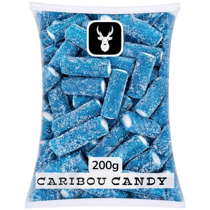 Fizzy Blue Raspberry Rockets - Gummy Sweets - Caribou Candy