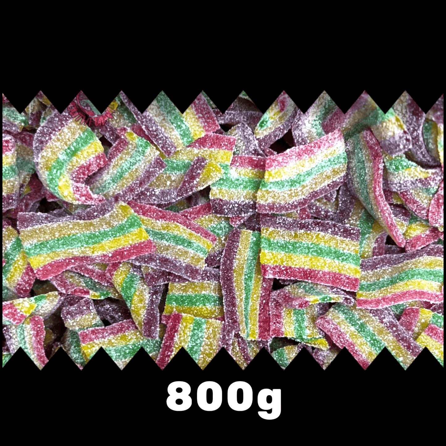 Fizzy Rainbow Bites - Fizzy Belts - Caribou Candy
