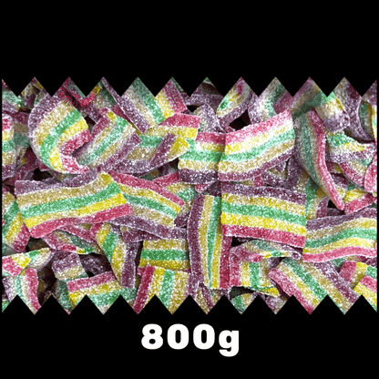 Fizzy Rainbow Bites - Fizzy Belts - Caribou Candy