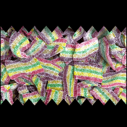 Fizzy Rainbow Bites - Fizzy Belts - Caribou Candy