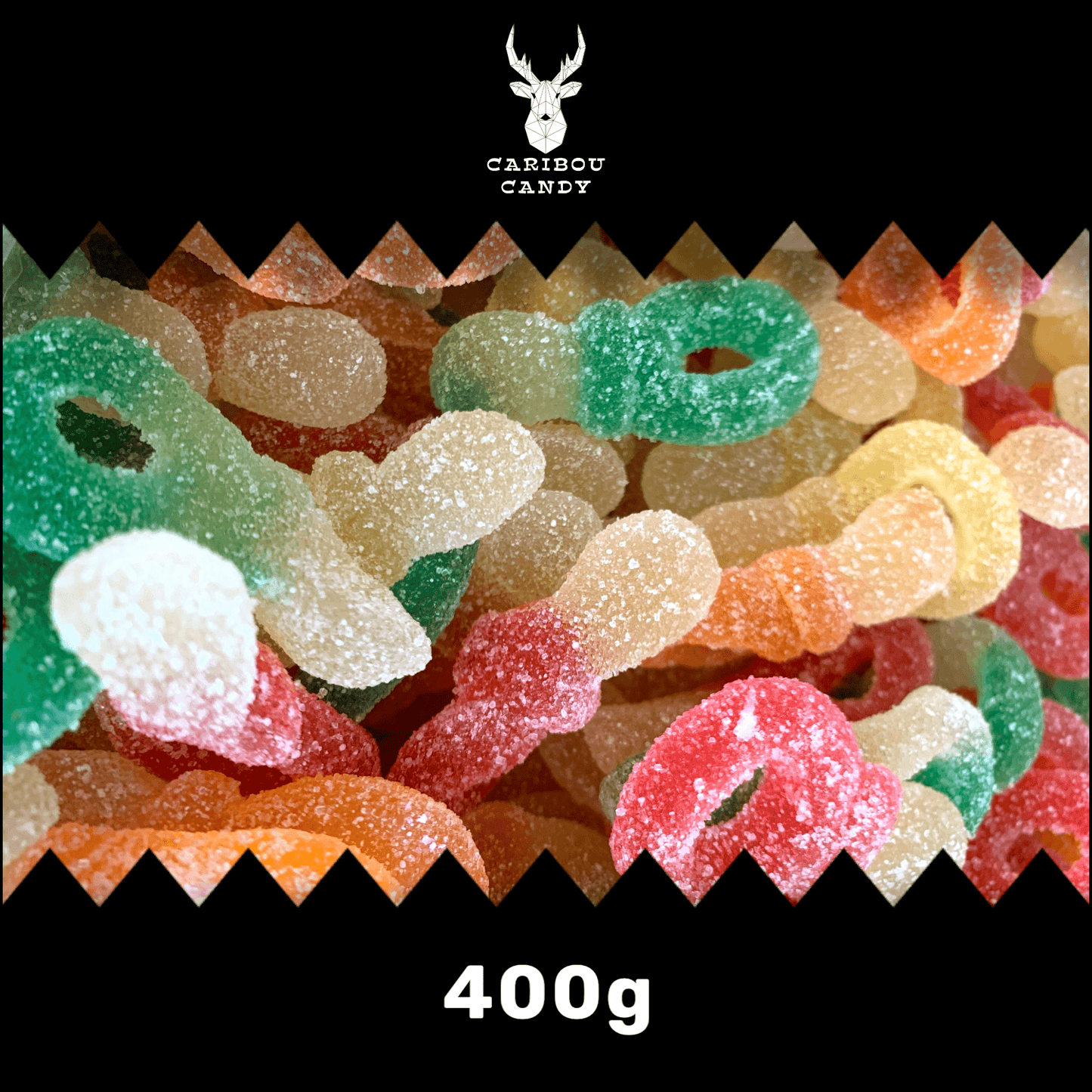 Fizzy Sour Dummies - Gummy Fizzy Sweets - Caribou Candy