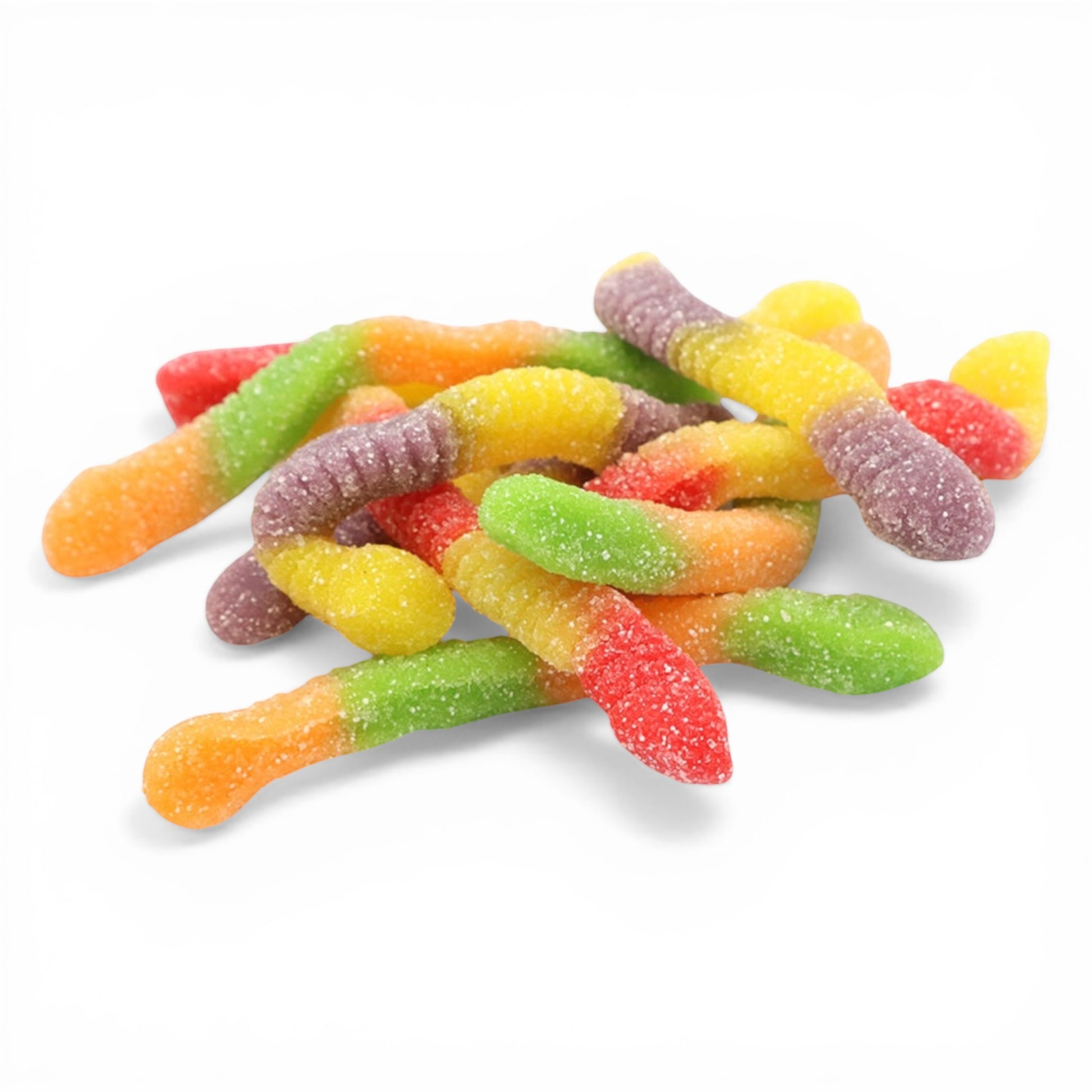 Fizzy Sour Worms - Gummy Fizzy Sweets - Caribou Candy