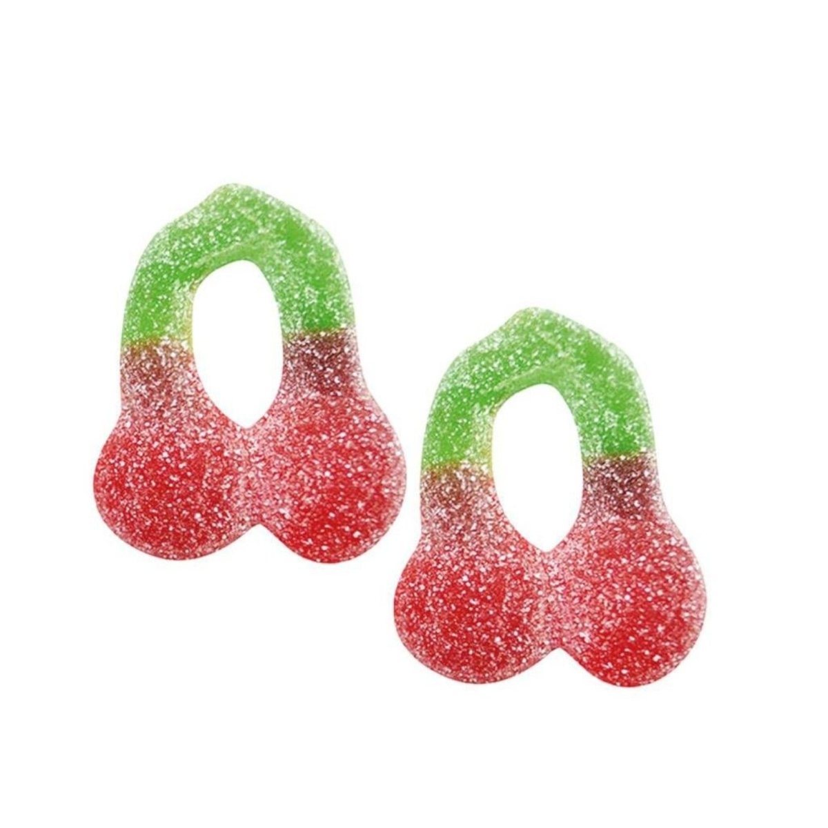 Fizzy Twin Cherries - Gummy Fizzy Sweets - Caribou Candy