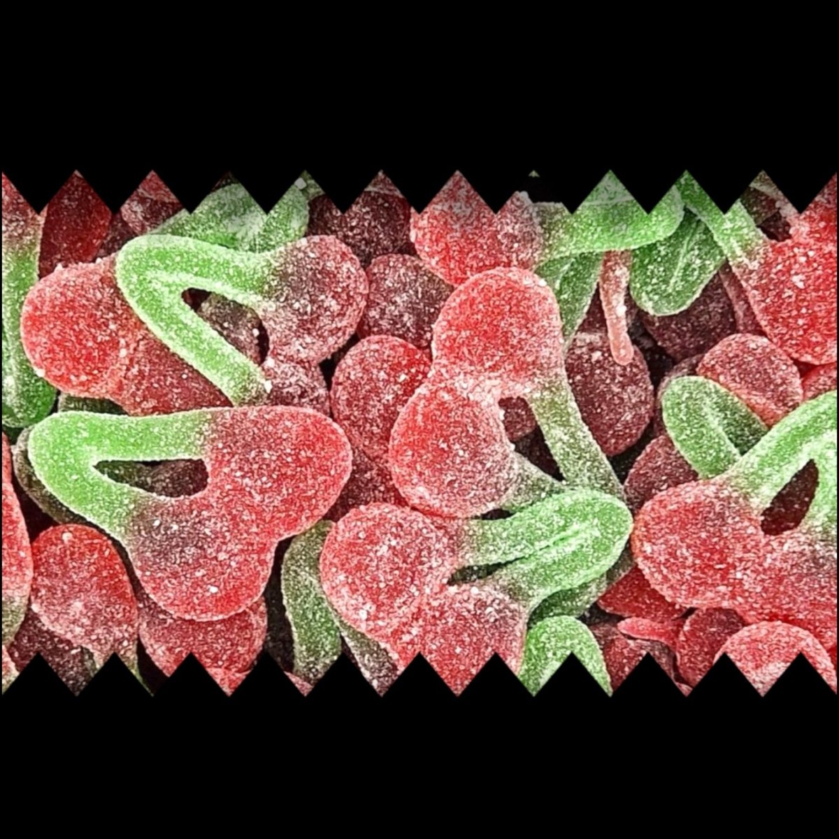 Fizzy Twin Cherries - Gummy Fizzy Sweets - Caribou Candy
