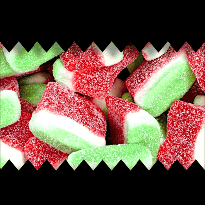 Fizzy Watermelon Slices - Gummy Sweets - Caribou Candy