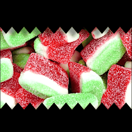 Fizzy Watermelon Slices - Gummy Sweets - Caribou Candy