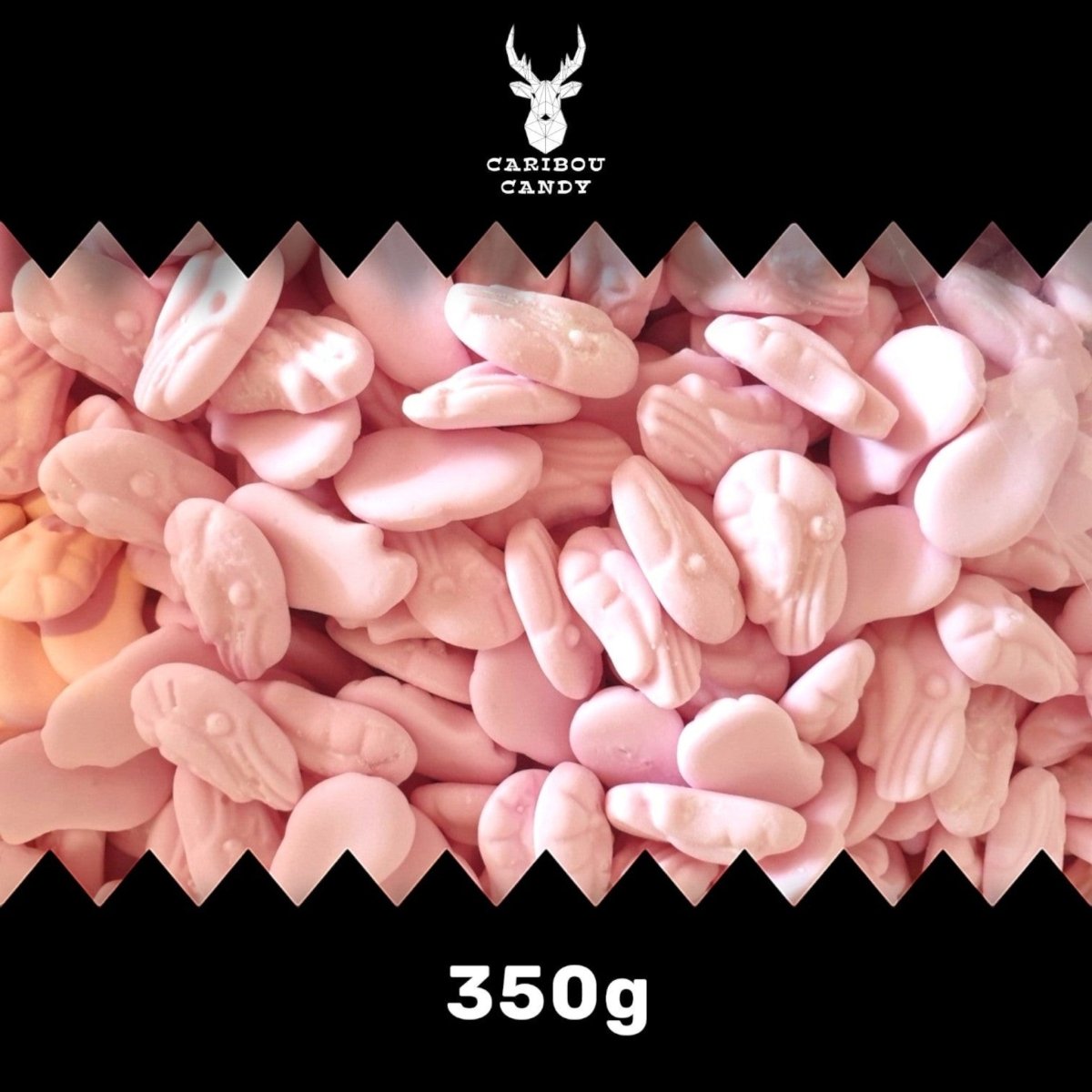Foam Shrimps - Foam Sweets - Caribou Candy