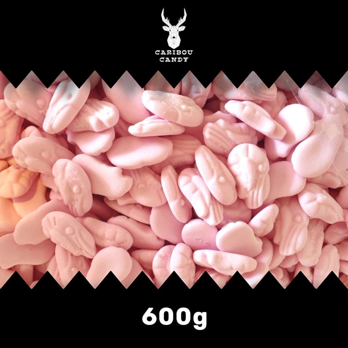 Foam Shrimps - Foam Sweets - Caribou Candy