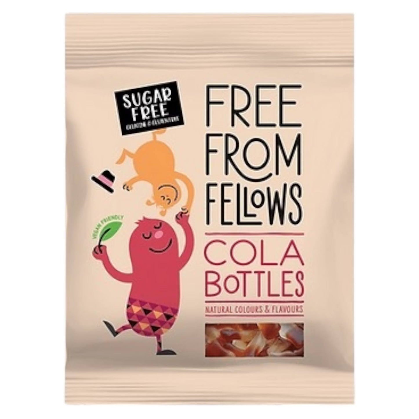 Free From Fellows Sugar - Free Cola Bottles – Vegan & Gelatine - Free - Caribou Candy