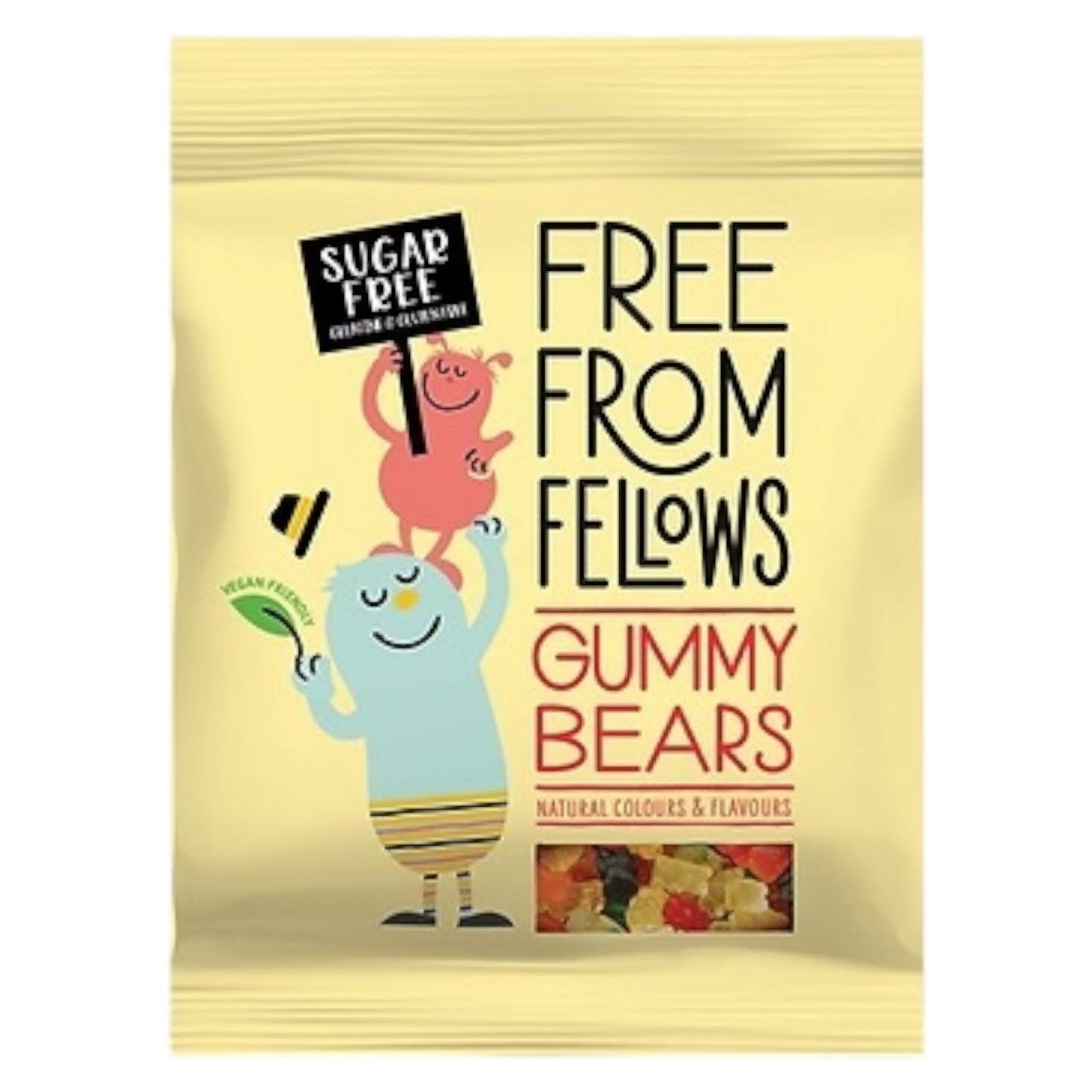 Free From Fellows Sugar - Free Gummy Bears – Vegan & Gelatine - Free - Caribou Candy