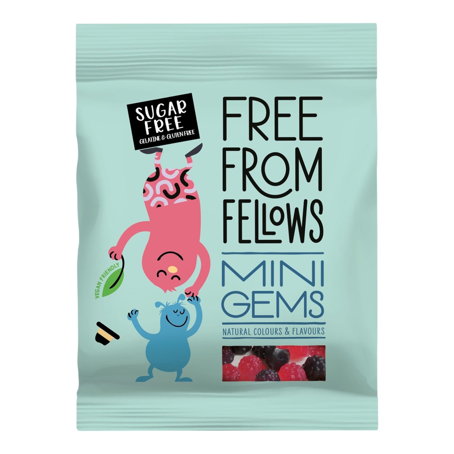 Free From Fellows Sugar - Free Mini Gems – Vegan & Gelatine - Free - Caribou Candy