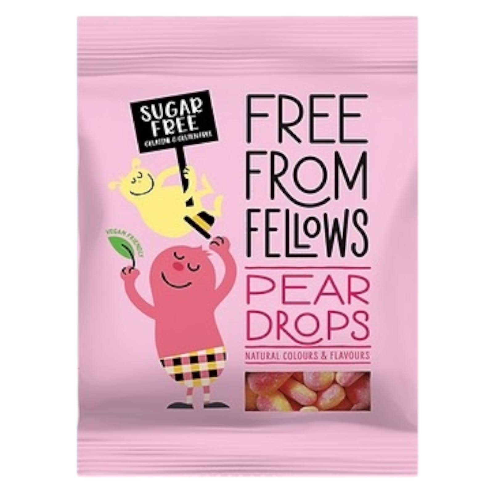 Free From Fellows Sugar - Free Pear Drops – Vegan & Gelatine - Free - Caribou Candy