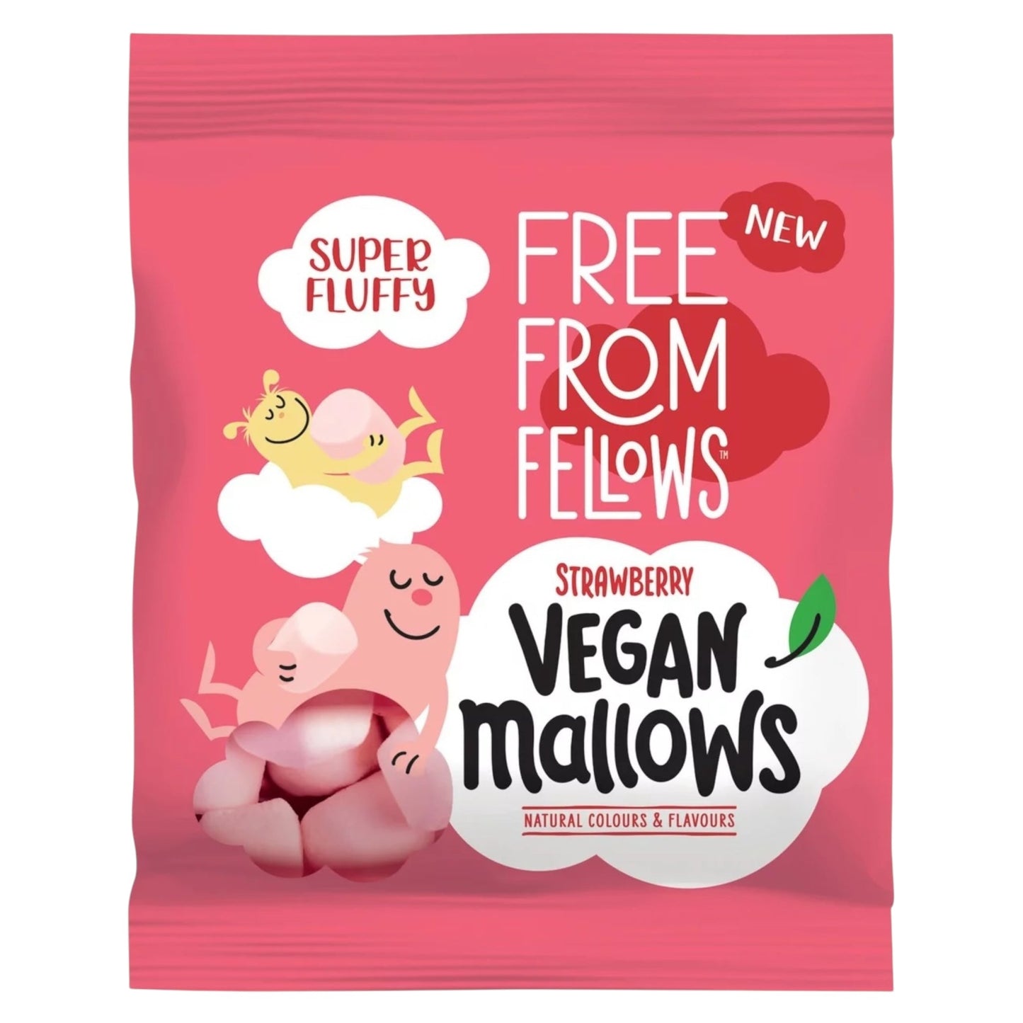 Free From Fellows Vegan Mallows Strawberry - Marshmallows - Free From Fellows